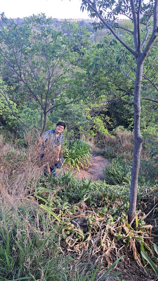 Ken and Harvey traveling in South Africa