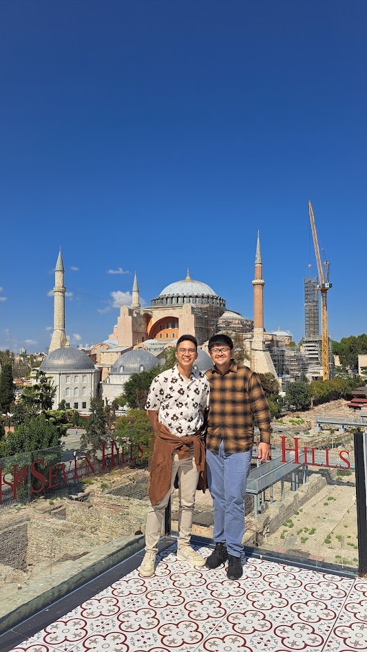 Harvey and Ken at the Hagia Sofia